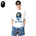 BAPE Mid-Autumn Camo Ape Head Men's T-Shirt - White
