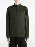 Polo Ralph Lauren herringbone-patterned quarter-button sweater
