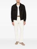 Low Brand zip-up panelled jacket
